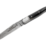 Claude Dozorme Laguiole Damask Horn Black