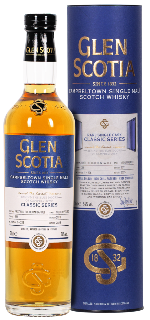 Glen Scotia Classic Series Cask 2 of 5 Vintage 2011 Medium Peated 0,7 Liter Flasche – Bild 1
