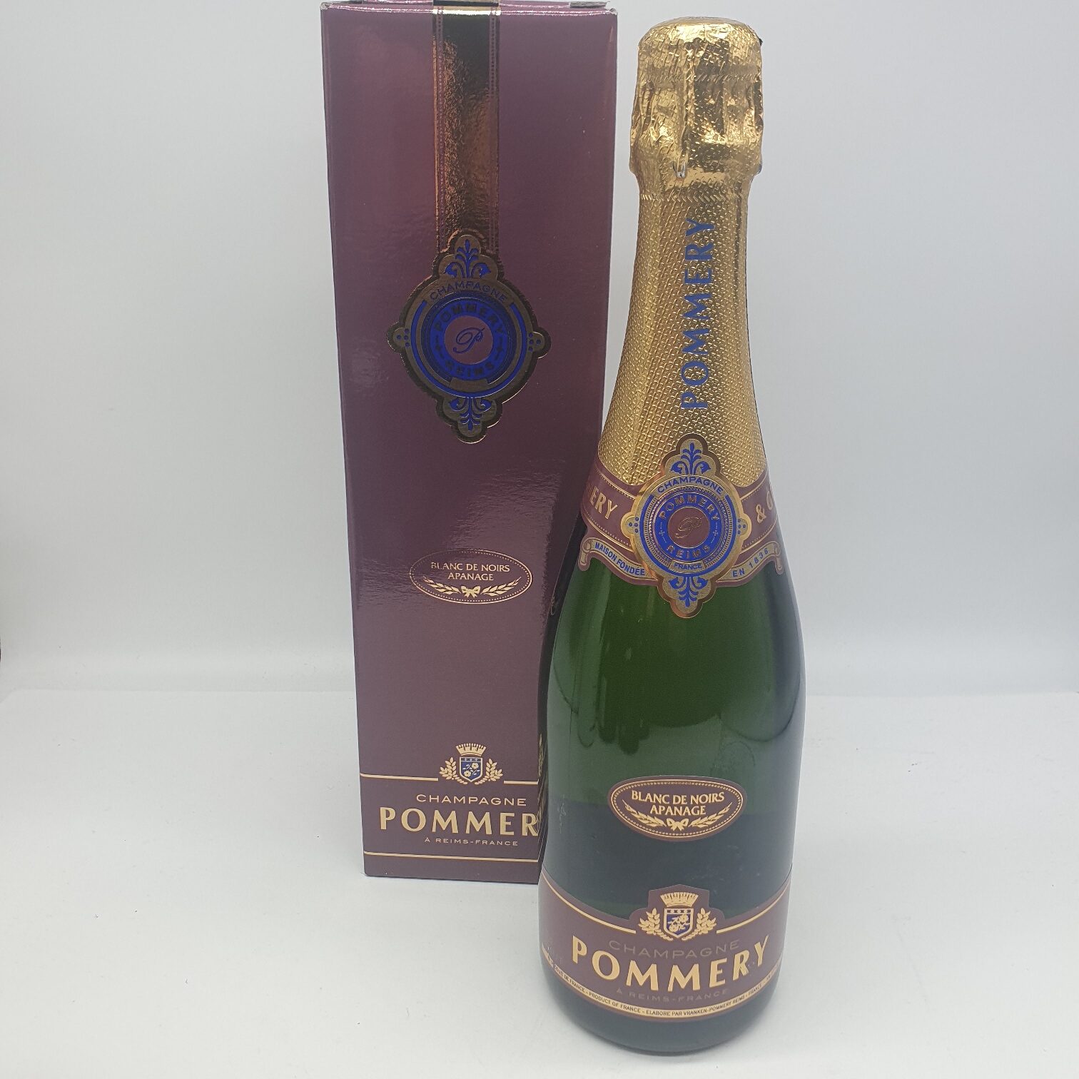 Pommery Blance de Noir Champagne Pommery Brut Blanc de Noirs 'Apanage' 0,75l – Bild 1